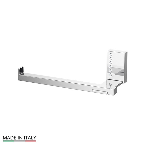Держатель настенный для туалетной бумаги Linea G TIFFANY LUX TIF 913 хром стразы