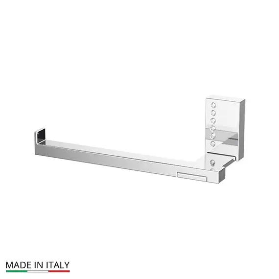 Держатель настенный для туалетной бумаги Linea G TIFFANY LUX TIF 913 хром стразы