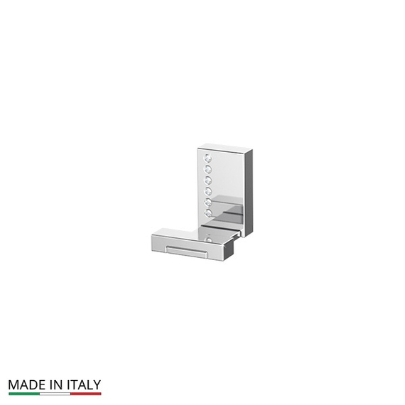 Крючок настенный для ванной Linea G TIFFANY LUX TIF 901 хром стразы