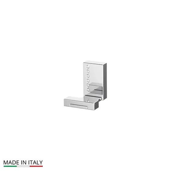 Крючок настенный для ванной Linea G TIFFANY LUX TIF 901 хром стразы