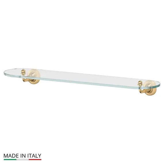 Полка настенная стеклянная 60 см 3SC Stilmar STI 315 матовое золото