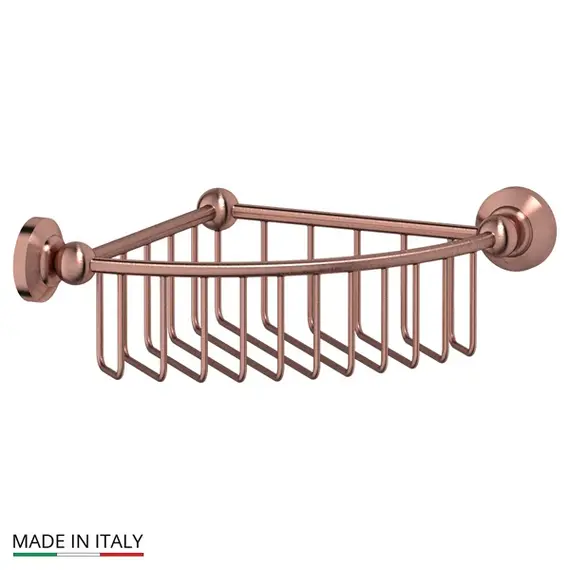 Полочка-решетка угловая 23 см 3SC Stilmar STI 608 античная медь