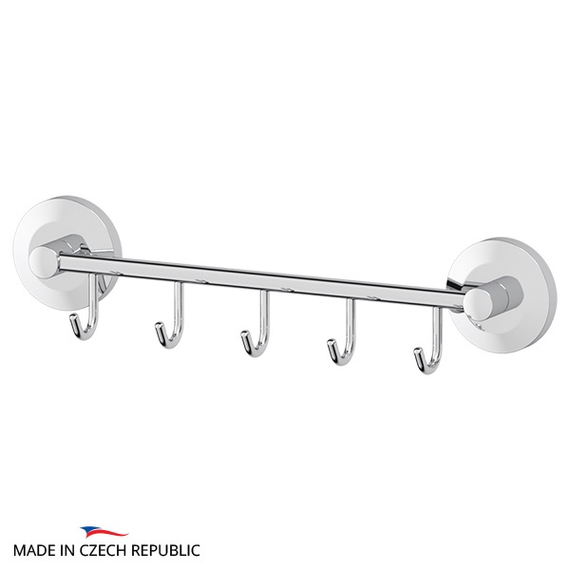 Держатель с 5-ю крючками 30 см FBS Standard STA 026 хром
