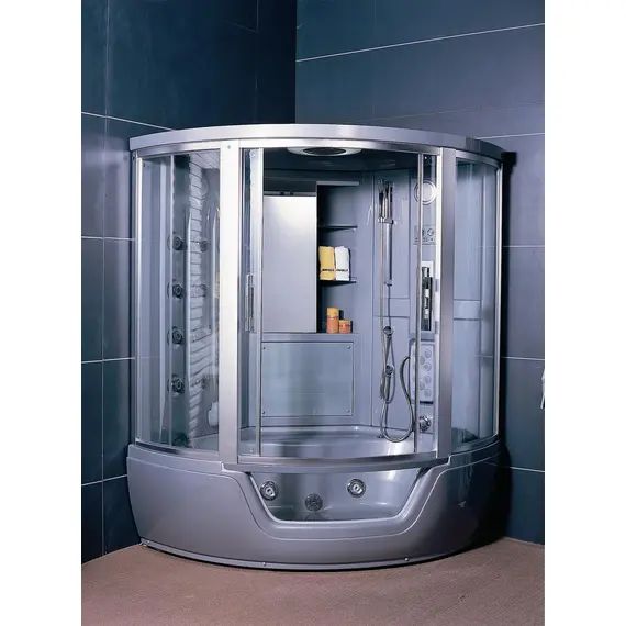 Душевой 2-местный бокс Appollo (Аполло) GUCI-861 серый, изображение 2