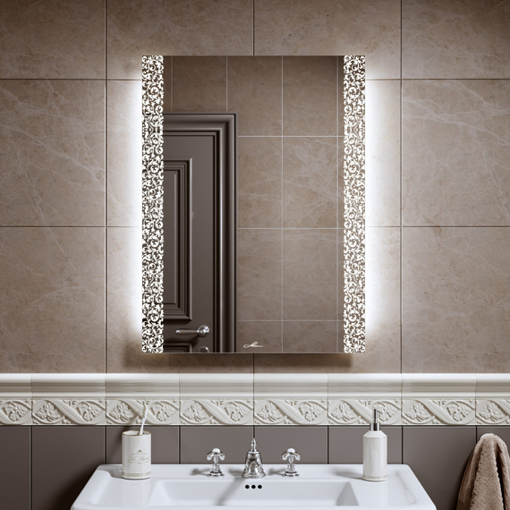Зеркало с подсветкой Alavann Delvetto 60 x 80 см