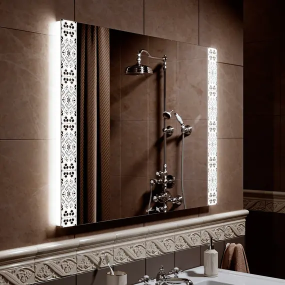 Зеркало с подсветкой Alavann Elizabeth 100 x 80 см, изображение 2