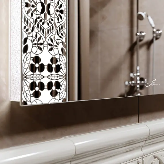 Зеркало с подсветкой Alavann Elizabeth 100 x 80 см, изображение 3