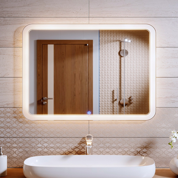Зеркало с подсветкой Alavann Vanda Lux 100 х 80 см