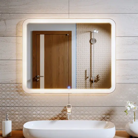 Зеркало с подсветкой Alavann Vanda Lux 90 х 80 см