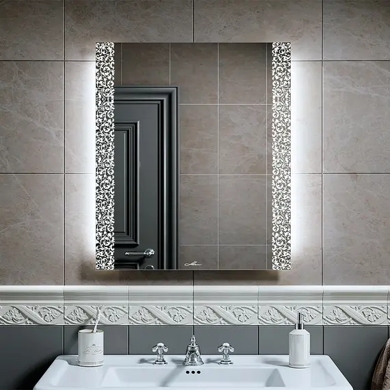 Зеркало с подсветкой Alavann Delvetto 70 x 80 см