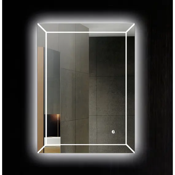 Зеркало с подсветкой Esbano ES-3428HRD 60 х 80 см LED сенсорное с подогревом, изображение 3