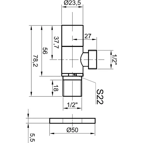 Вентиль Bronze de Luxe 32626, изображение 2