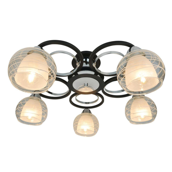 Потолочная люстра Arte Lamp Ginevra A1604PL-5BK