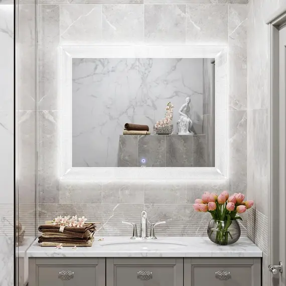 Зеркало с подсветкой Alavann Classic 100 х 80 см