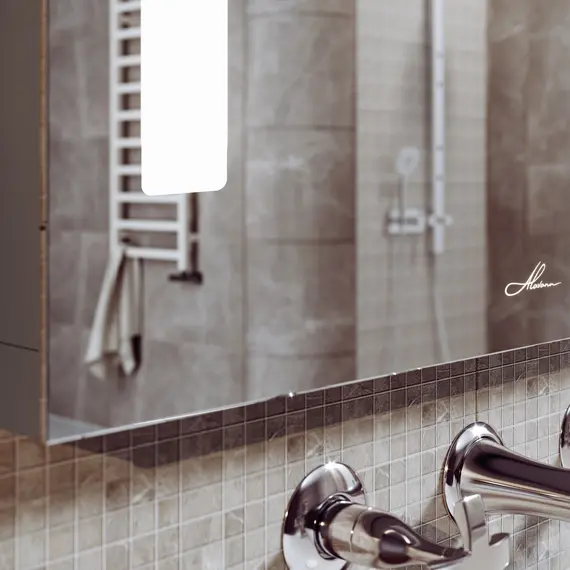 Зеркало с подсветкой Alavann Neve Duo 80 х 80 см, изображение 2