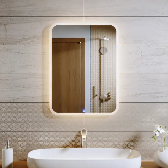 Зеркало с подсветкой Alavann Vanda 35 100 х 80 см, изображение 2