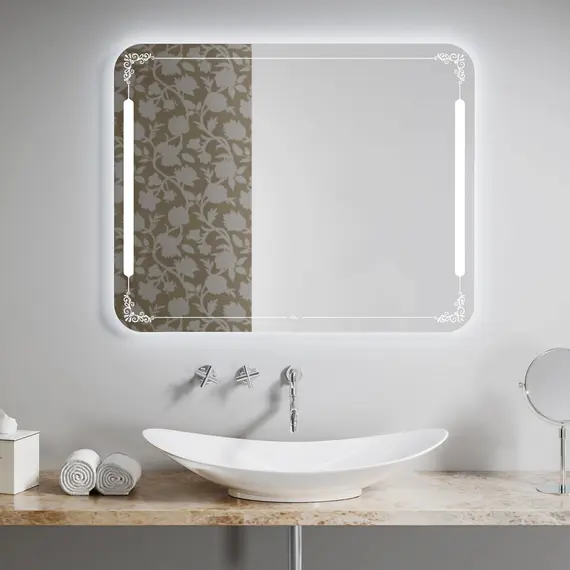 Зеркало с подсветкой Alavann Vintage 60 х 80 см, изображение 2