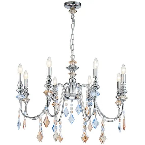 Подвесная люстра Lucia Tucci Maya 4450.8 Chrome