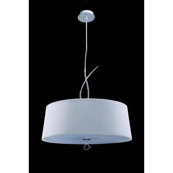 Подвесная люстра Mantra Mara Chrome - White 1644