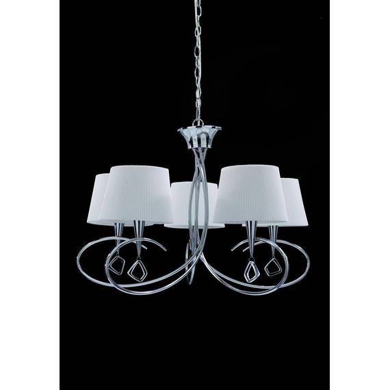 Подвесная люстра Mantra Mara Chrome - White 1641